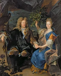 Comte Jan-Andrezj Morszstyn (1619-93) et sa fille, Isabelle Morszstyn-Czartoryski, duchesse de Klevan, 1693